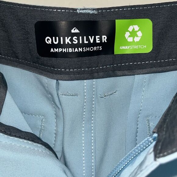 Boys Union Amphibian 19” Hybrid Shorts Sz 27 sky Blue - Picture 4 of 11